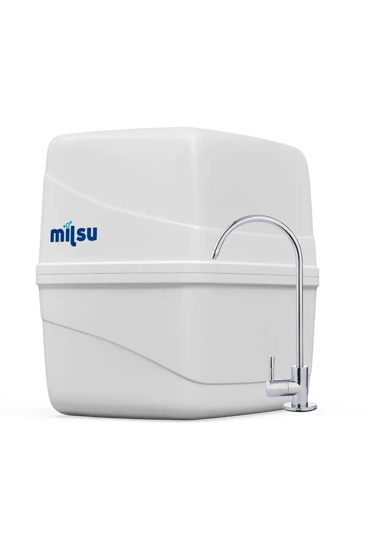 Mil Su Arıtma Cihazı 13 Aşamalı 80 GPD Membranlı Mineral ve Detoks Filtreli Çelik Tanklı