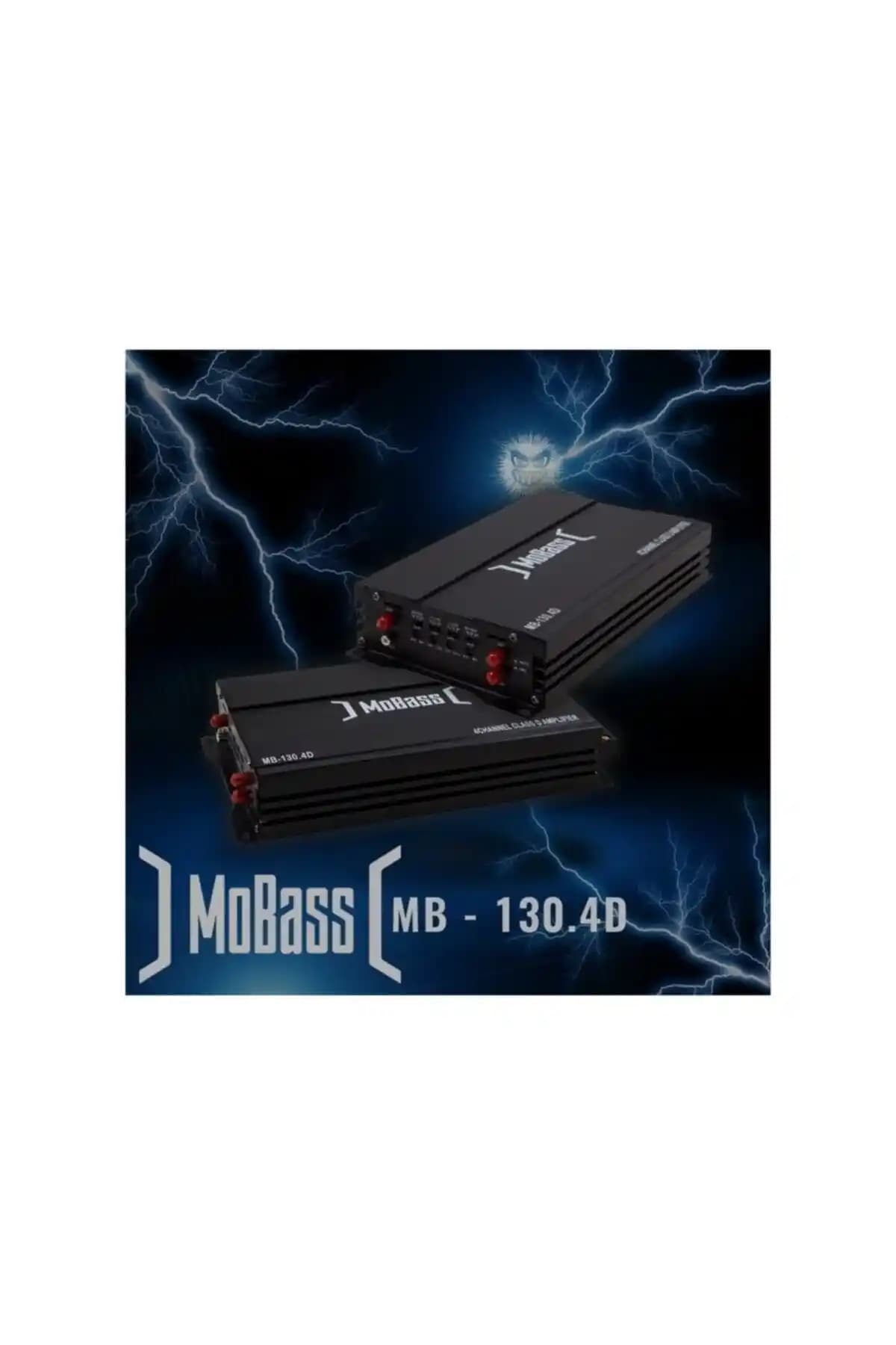 Mobass MB-130.4D Oto Amplifikatör: Yüksek Güç ve Kompakt Tasarım ile Üstün Ses Performansı