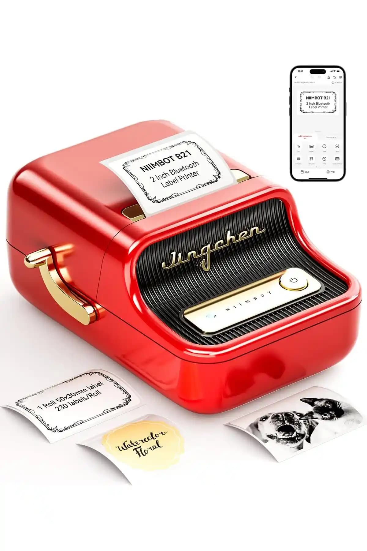 NiiMbot B21 Kablosuz ve Taşınabilir Etiket Makinesi ile Yüksek Kaliteli Baskı Çözümü