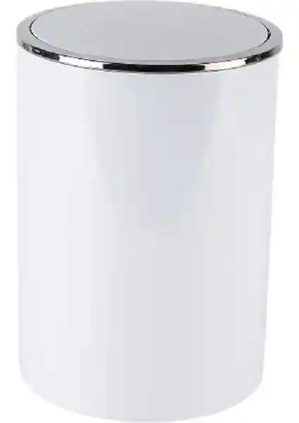 Primanova Lenox Beyaz 6 Lt Çöp Kovası: Şık ve Fonksiyonel Kompakt Tasarım