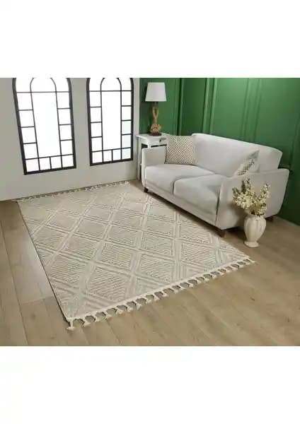 Venucci Quincey Bukleli Yumuşak Peluş Post Shaggy Halı: Modern ve Konforlu Tasarım