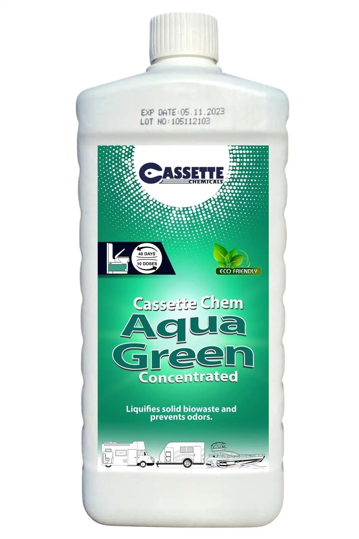Aqua Green ve CASSETTE CHEMICALS Tuvalet Kimyasalları Karşılaştırması 1