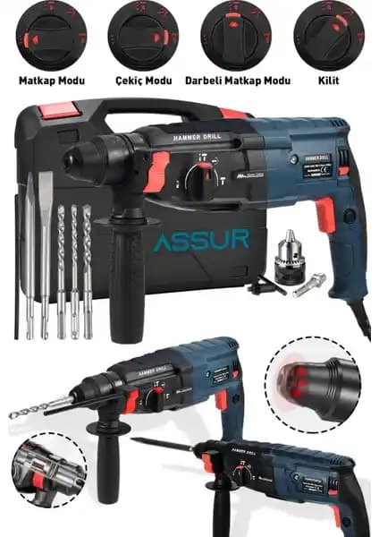 Assur Profesyonel Metal Şanzıman Kırıcı Delici: Yüksek Performanslı Endüstriyel Matkap