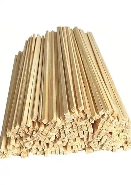 Çanlı Yapı Kavak Çıta 1 cm x 1 cm x 100 cm – Dayanıklı Çok Yönlü İnşaat Malzemesi