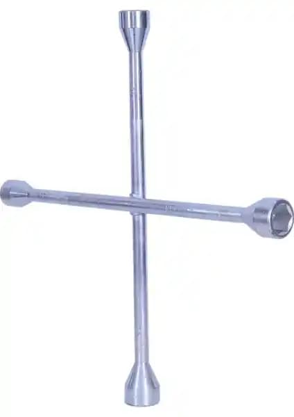 Çınartech 4'lü Çelik Uçlu Bijon Anahtarı Seti Otomotiv ve Mekanik Çalışmalar İçin