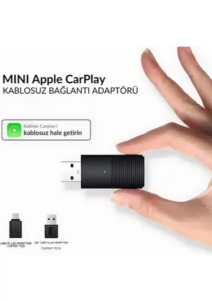 Dark Mini Pro Kablosuz CarPlay Araç Kiti ile Sürüş Deneyimini Yükseltin