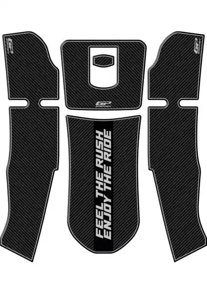 Kymco Xciting S 400 İçin GP Kompozit Tank Pad Karbon Koruyucu Aksesuarı