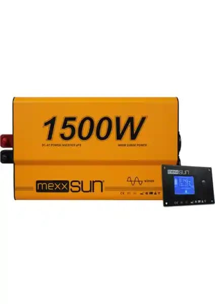 Mexxsun 12V 1500W Tam Sinüs İnverter Güç ve Güvenlik Odaklı Performans