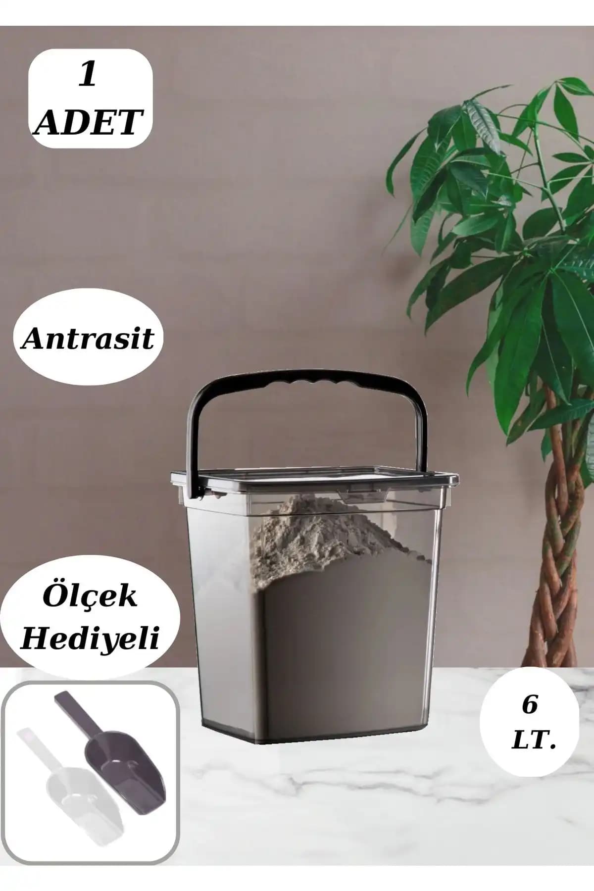 Alamut Home Kapaklı Deterjanlık: Modern ve Pratik Temizlik Depolama Çözümü