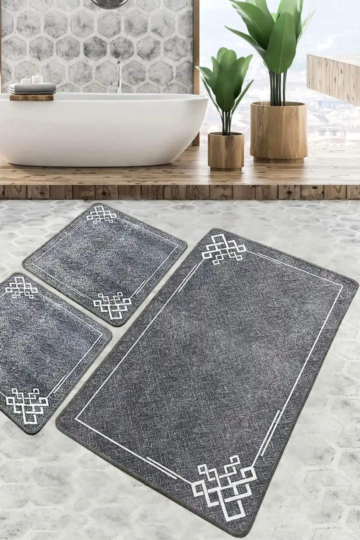 Chilai Home Olita Banyo Halısı Seti: Fonksiyonellik ve Estetiğin Uyumuyla Güvenli Kullanım