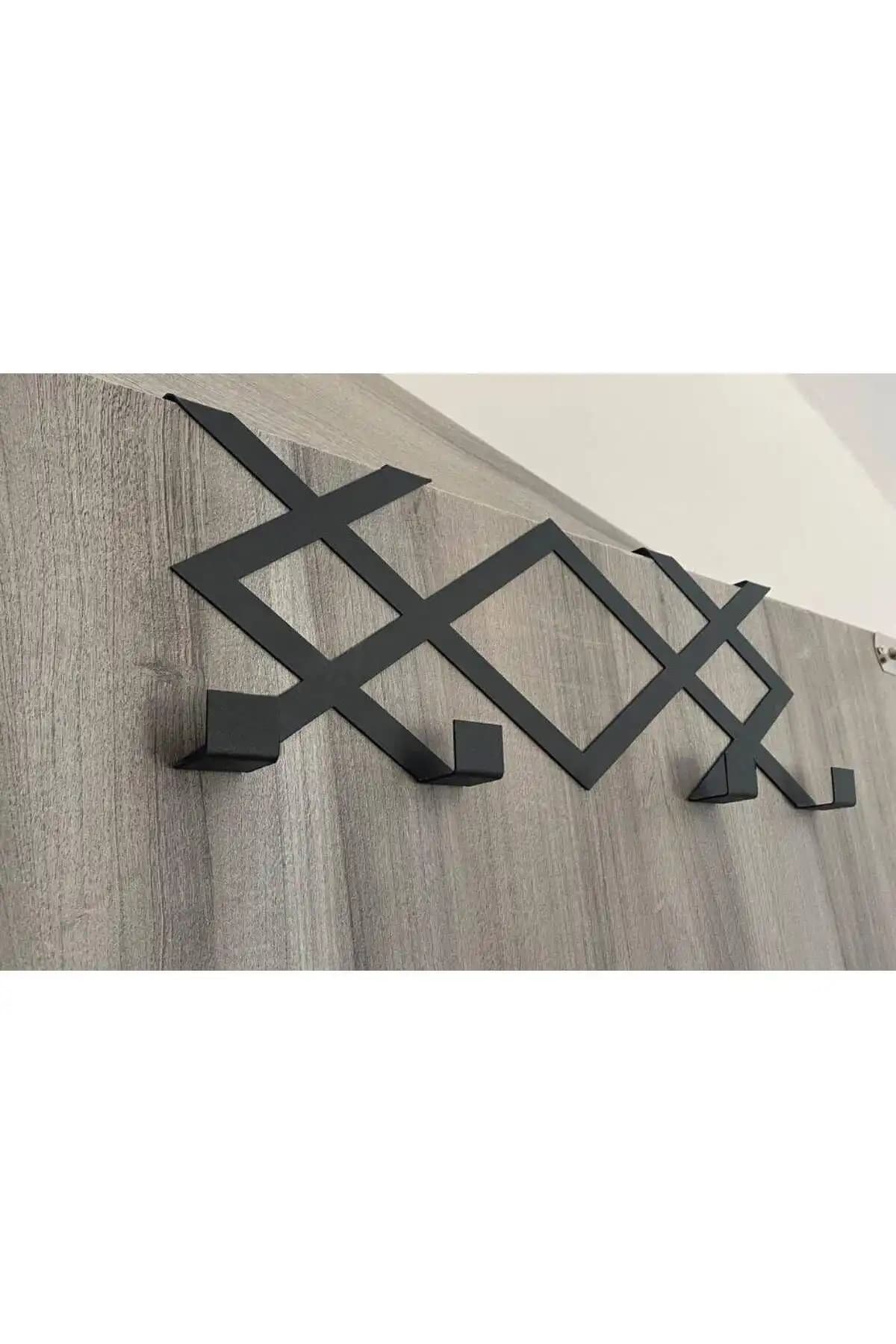 Modern Siyah Metal Amerikan Kapı Arkası Askılık Organizer Ürün Tanıtımı ve Özellikleri