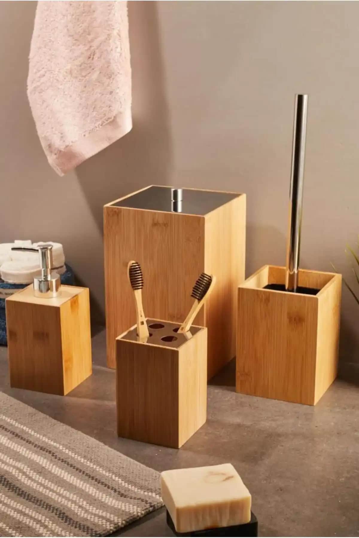 2025'te Perotti Bambu Banyo Seti ile Banyonuzda Doğallık ve Şıklık