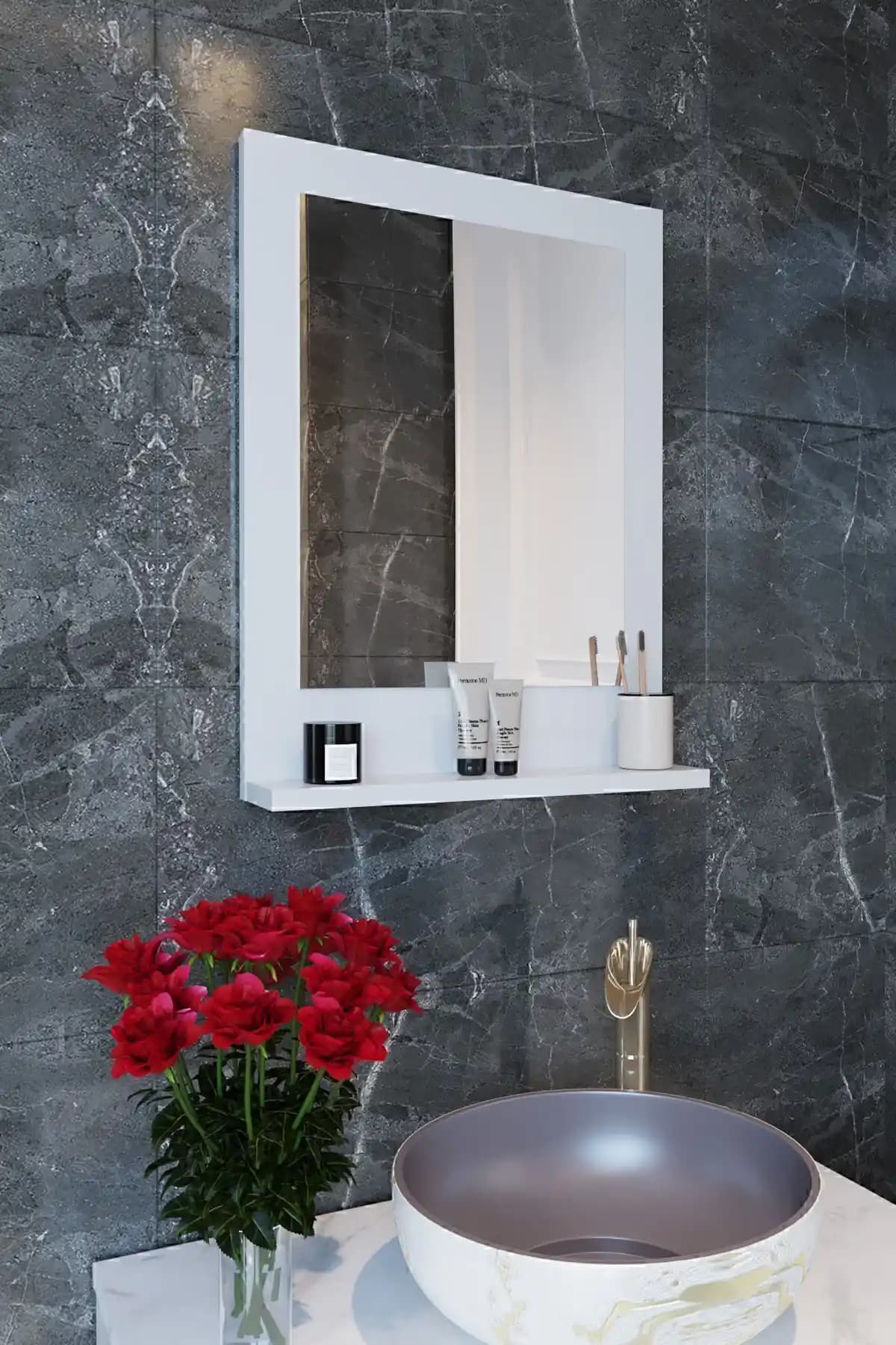 TETTO ELAGANTE Safir Banyo Aynası Modern Tasarım ve Fonksiyonellik Sunar