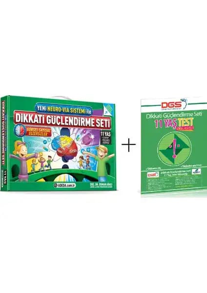 Adeda Neuro Via Dikkati Güçlendirme Setleri: 10 ve 11 Yaş Çocuklar İçin Karşılaştırma 2