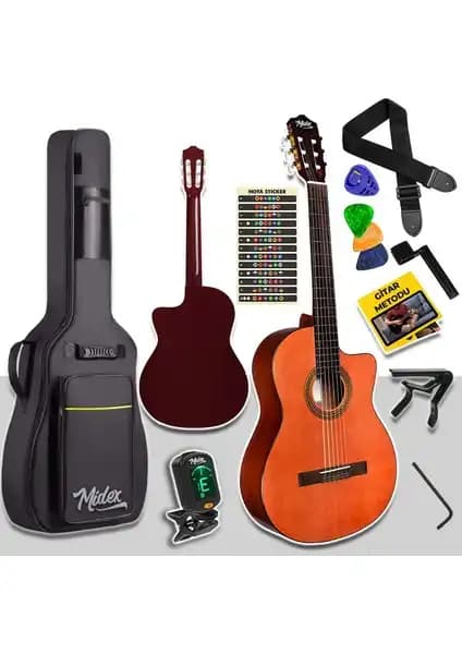 Midex CG390M-XBAG ve Valencia VC204 Gitar Modellerinin Detaylı Karşılaştırması 1
