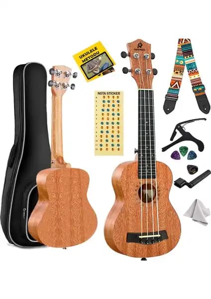 Midex UKX-500GR ve Rennes RD-24 Ukulele Modellerinin Detaylı Karşılaştırması 2