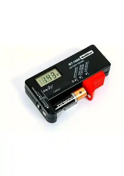 Wellhise BT-168D LCD Dijital Pil Test Cihazı: Güvenilir ve Pratik Pil Durumu Ölçüm Aracı